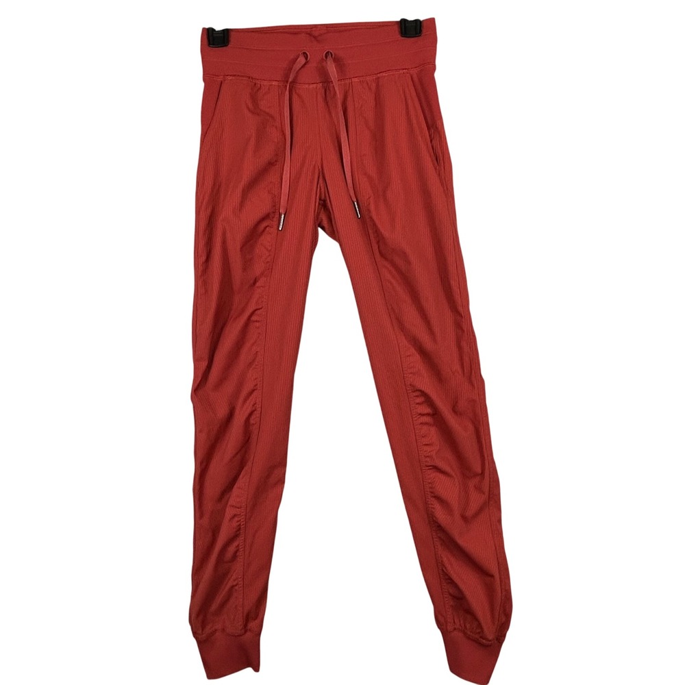 Lululemon Dance Studio Mid-Rise Jogger Terracotta Red LW5ENMS Womens‎ Size 2